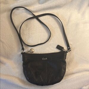 Coach Dark Leather Crossbody Bag